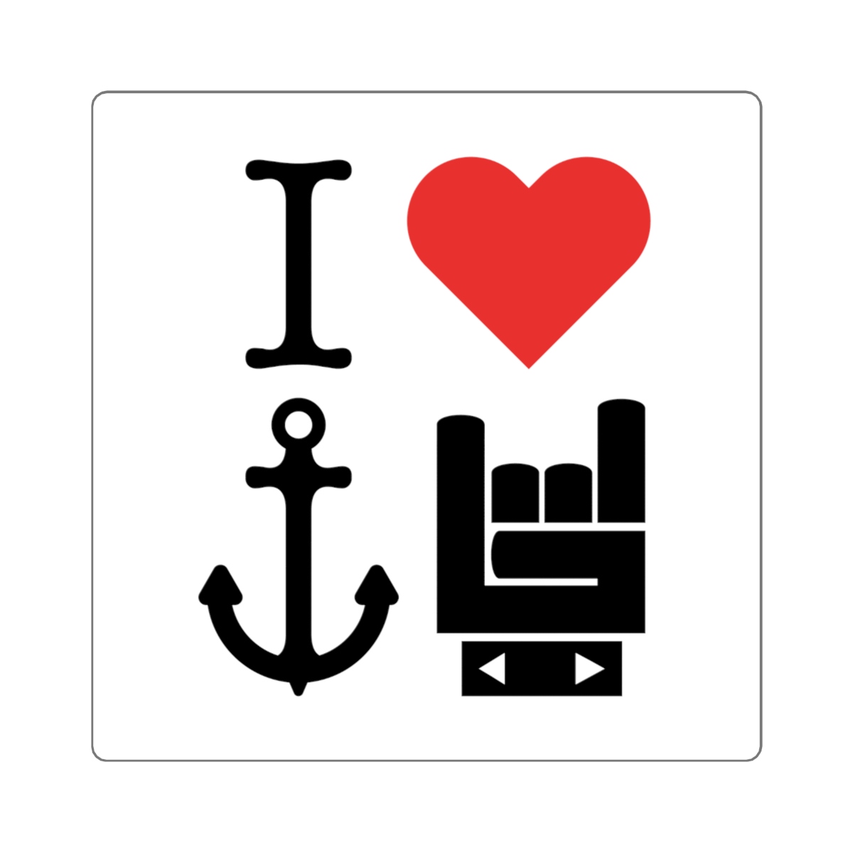 I Love Yacht Rock Sticker Yacht Rock Clothing