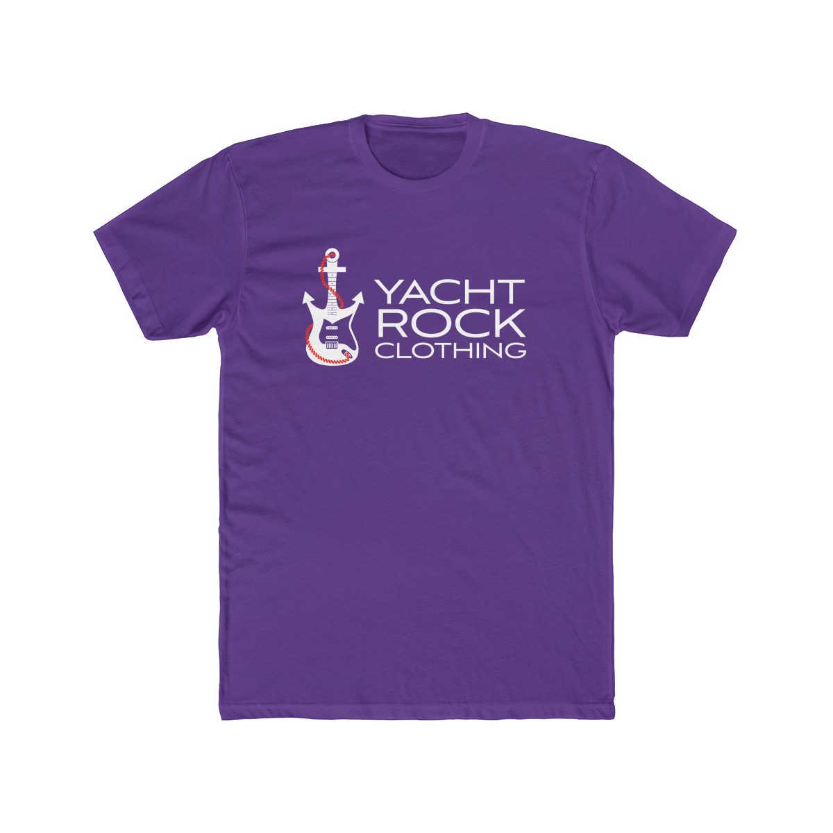 Yacht Rock Clothing Logo Men's Cotton Crew Tee