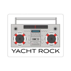 Yacht Rock Boom Box Sticker