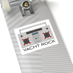 Yacht Rock Boom Box Sticker
