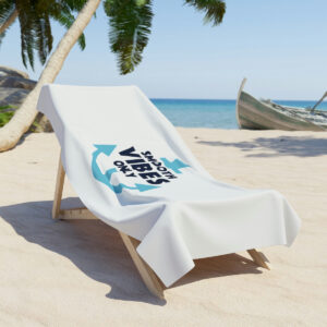 Smooth Vibes Only Beach Towel