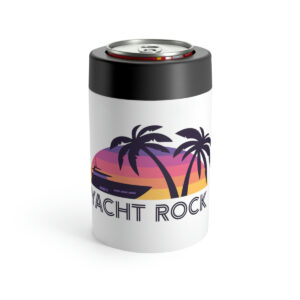 A Yacht Rock Sunset Beer Huggie