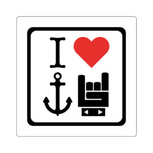 I Love Yacht Rock Sticker