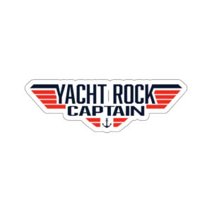Yacht Rock Captain Sticker